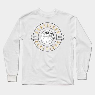 Conscious seditious skull Long Sleeve T-Shirt